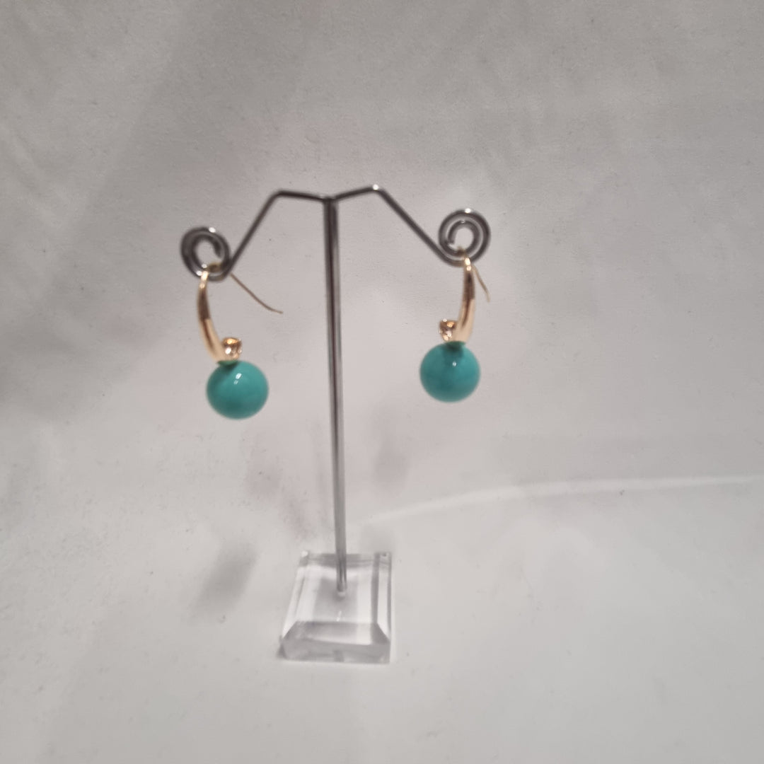 De Cavalier Aqua drop earrings 305