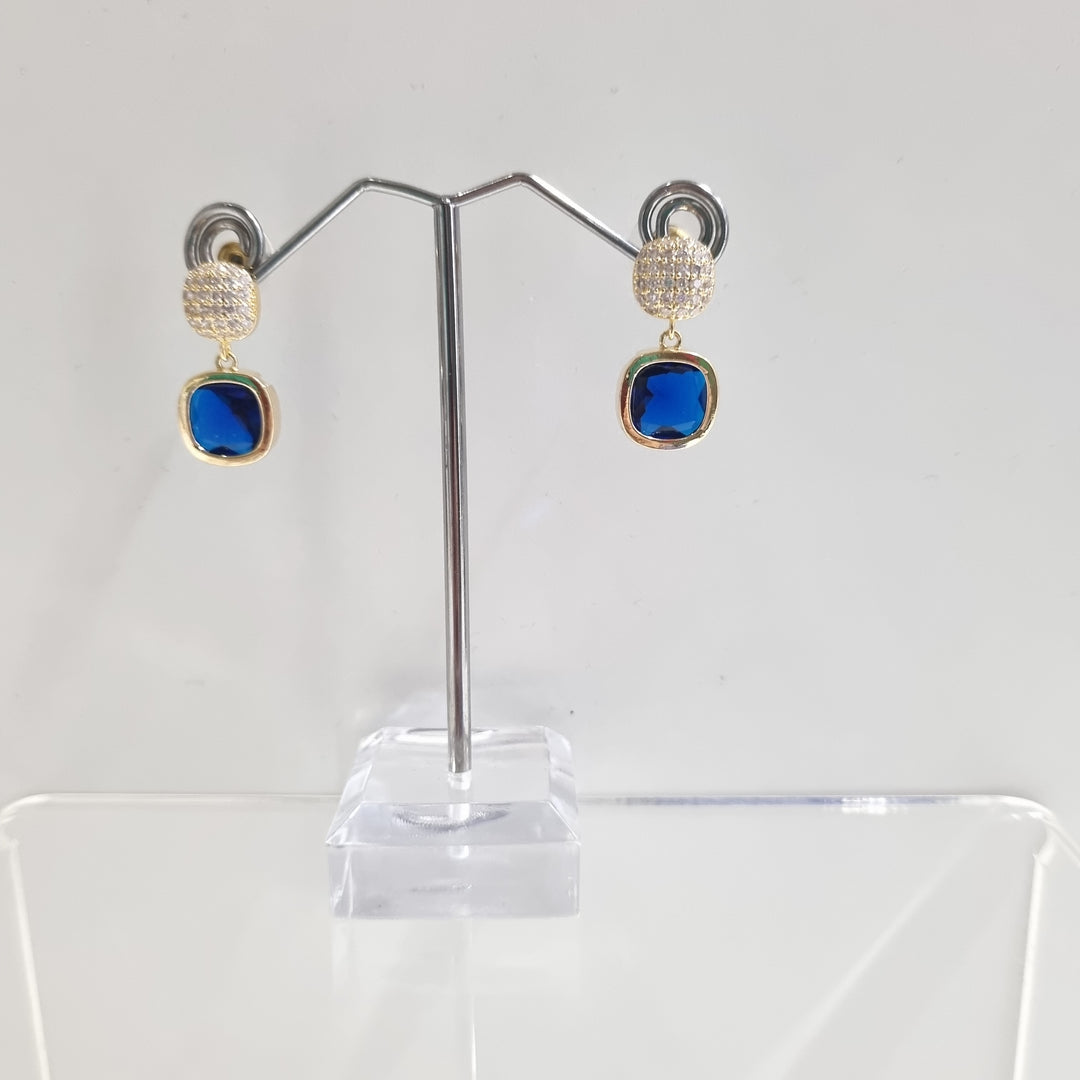De Cavalier Diamante and Cobalt drop earrings 728