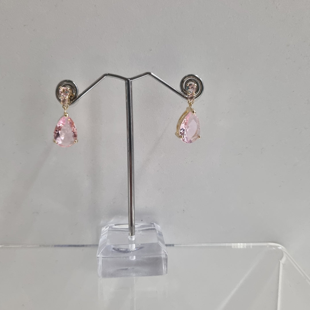 De Cavalier Teardrop earrings Pink 396