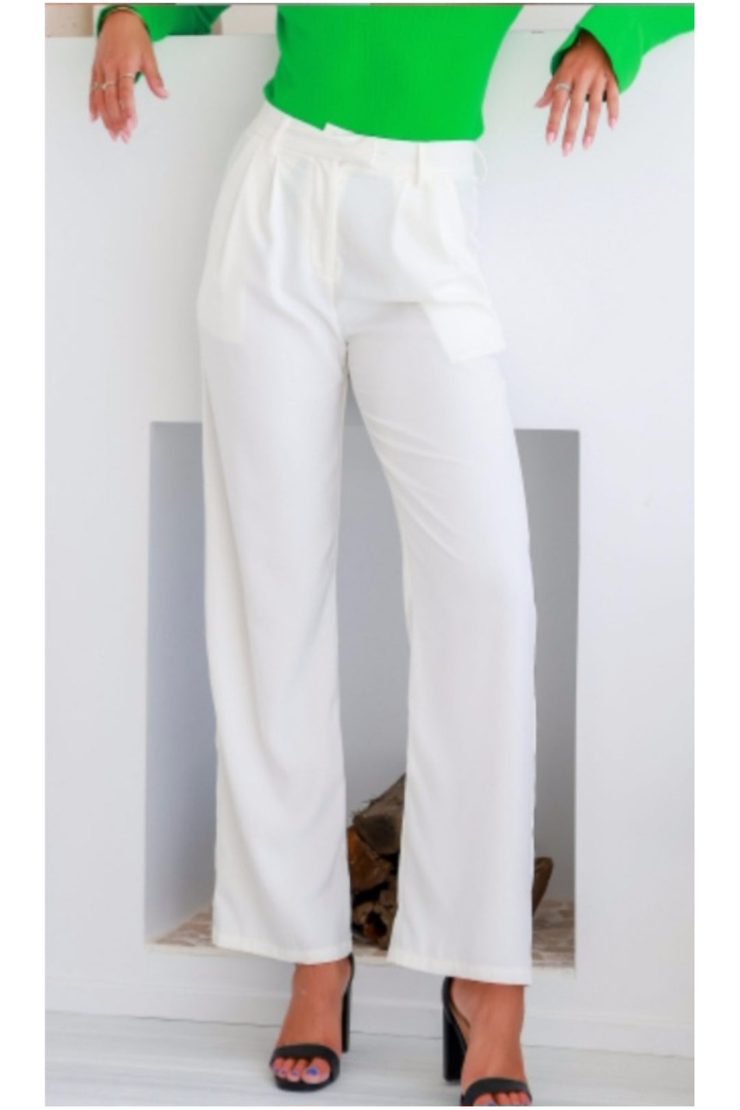 YH and Co Satin Finish Tailored Pants
