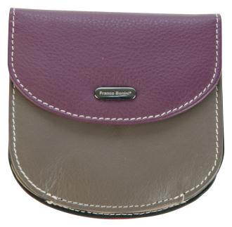 Franco Bonini- Rounded Coin Purse 9301 in Purple Multi