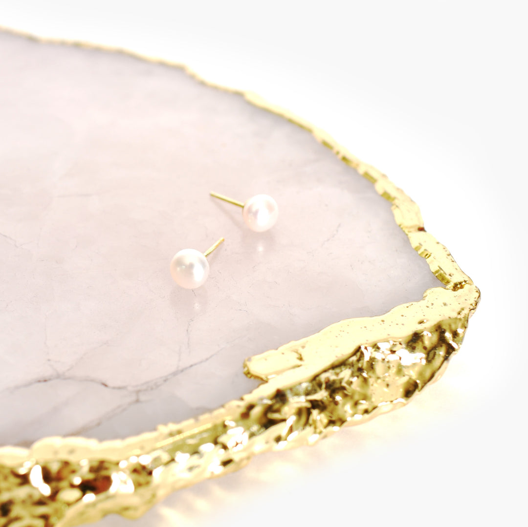 Freshwater Pearl 6mm Stud Earrings