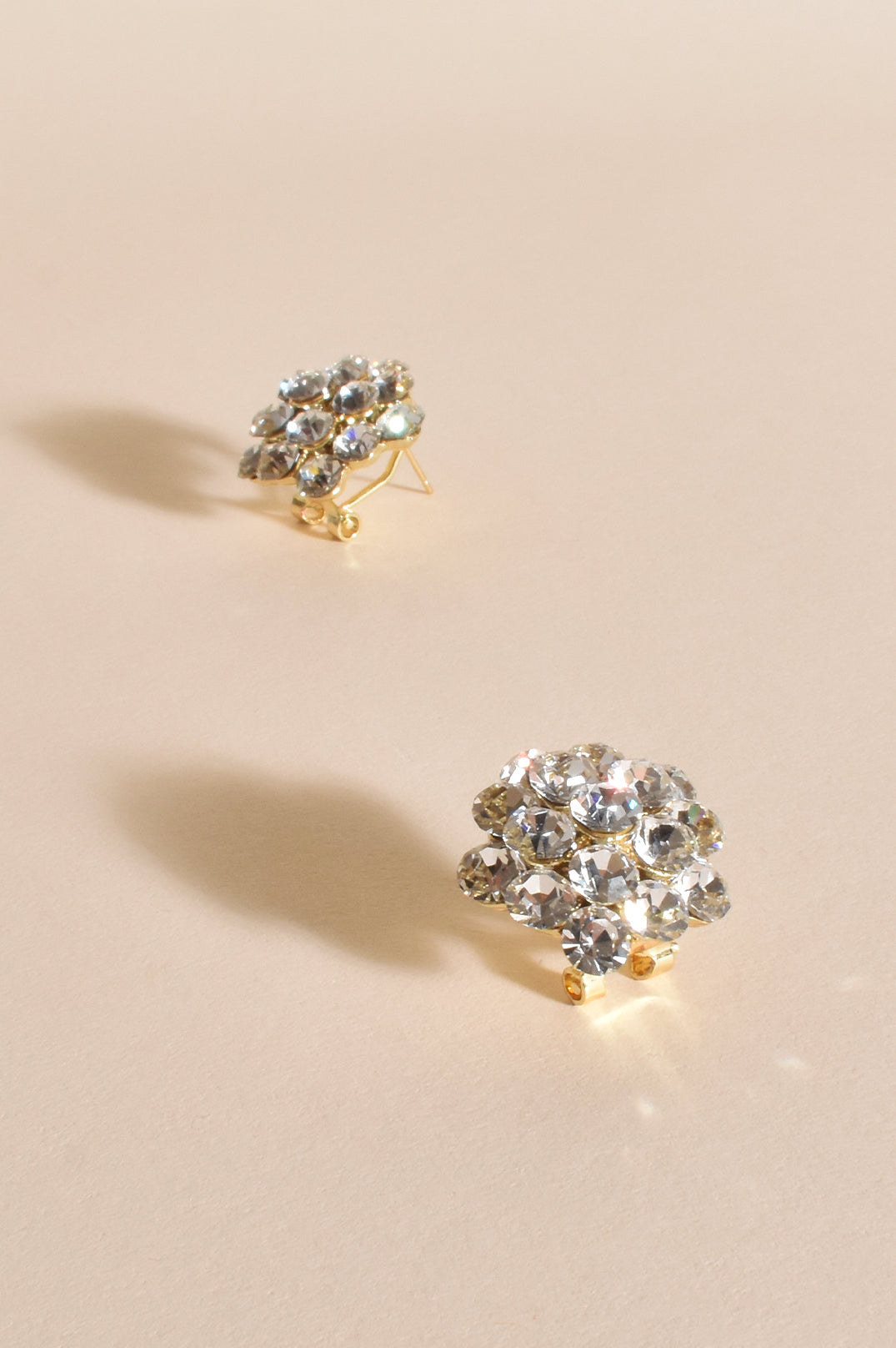 Adorne Jewelled Cluster Statement Earring