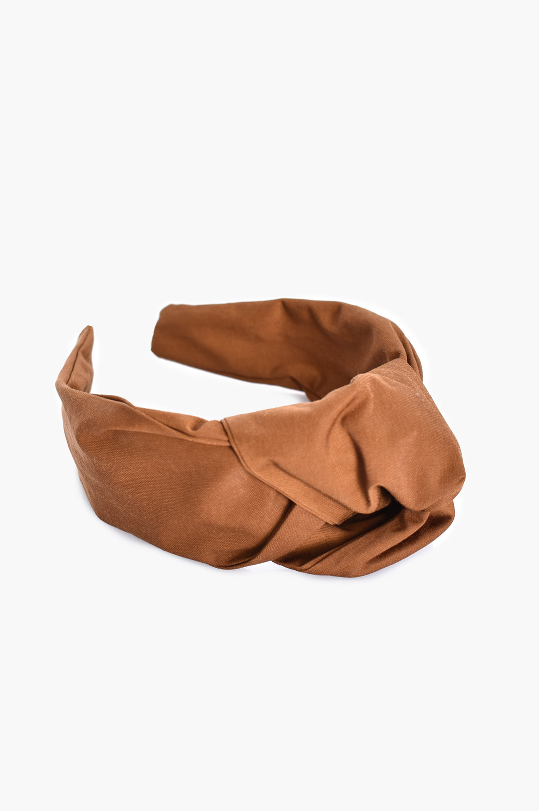 Brittany Turban Style Headband in Tan