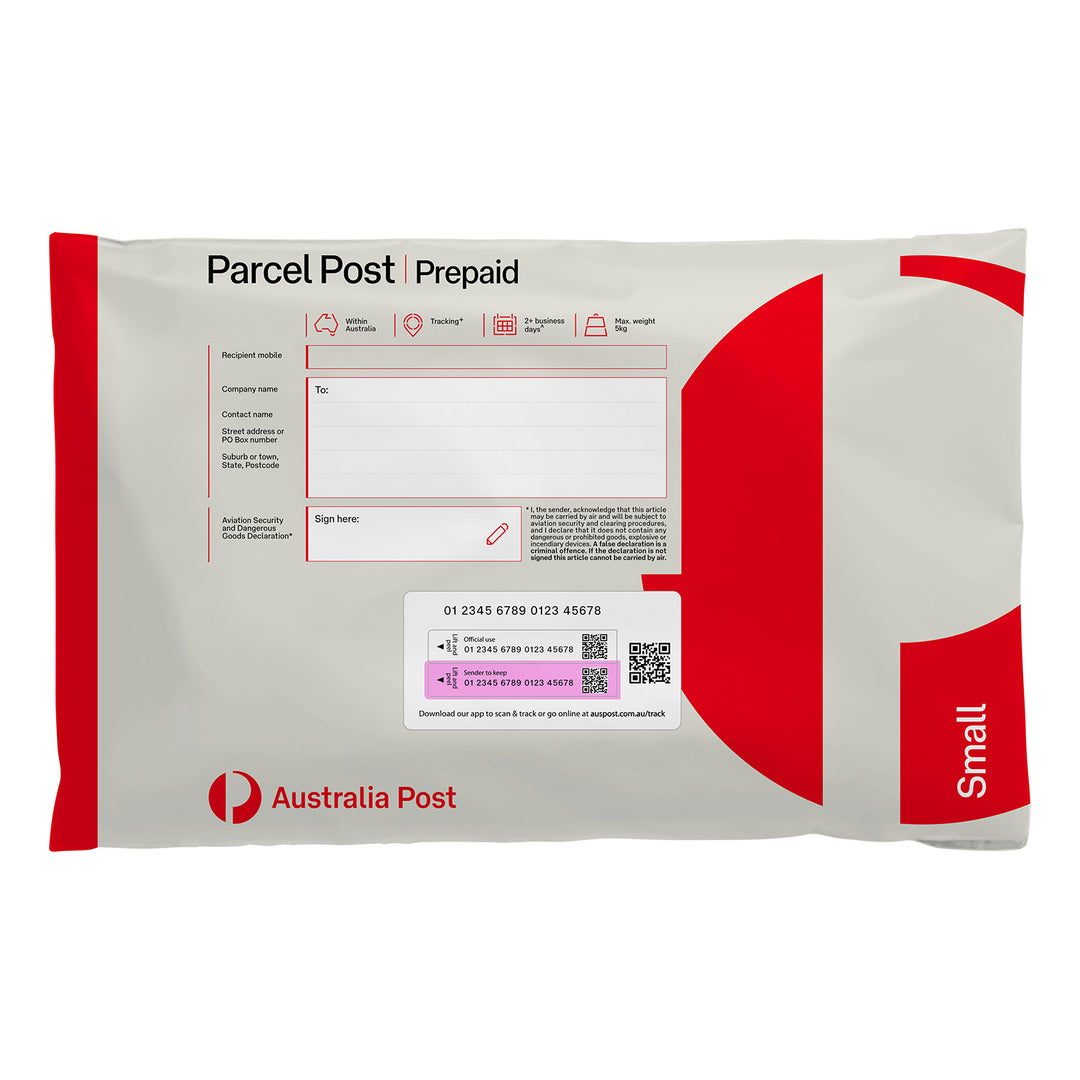 Standard Post up to 3kg via Australia Post