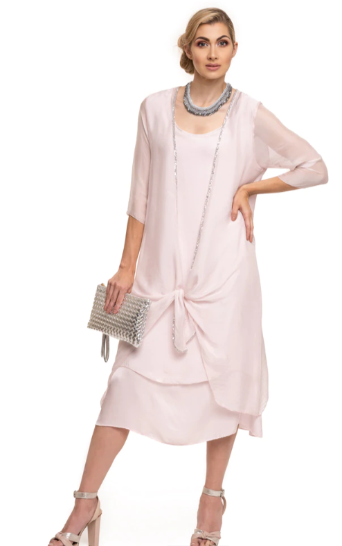 Bronte Dress in Blush
