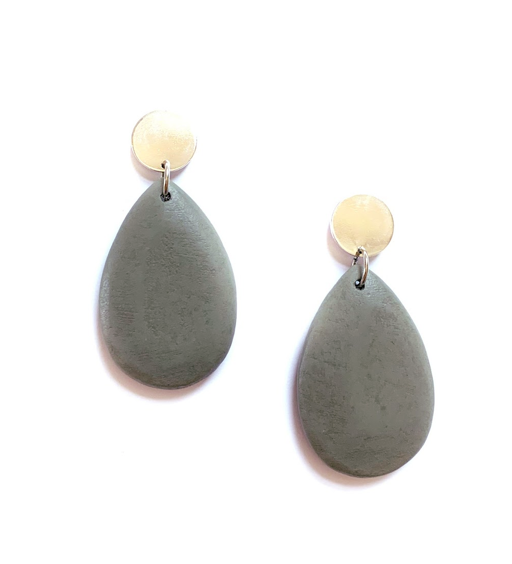 Zoda Timber Drops in Grey and Silver