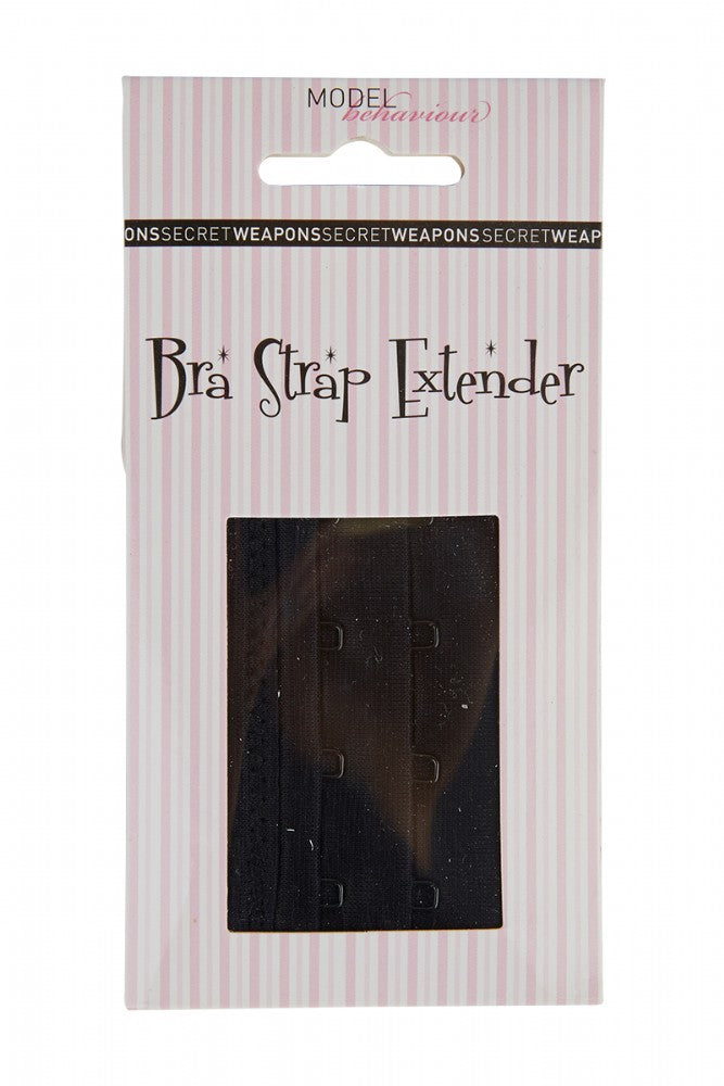 Secret Weapons 4 Hook Bra Extender in Black