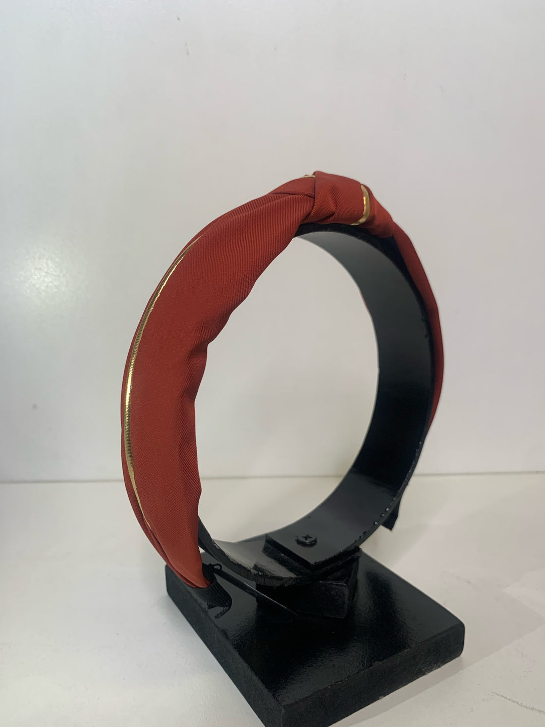 Stellar Rose headband satin rust 72606