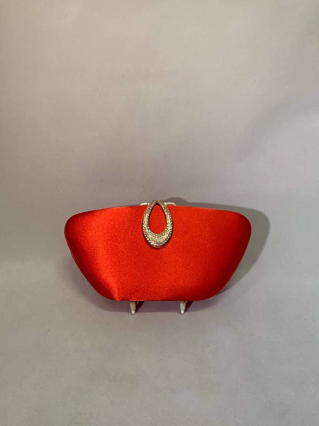 De Cavalier Clutch Satin Red 830