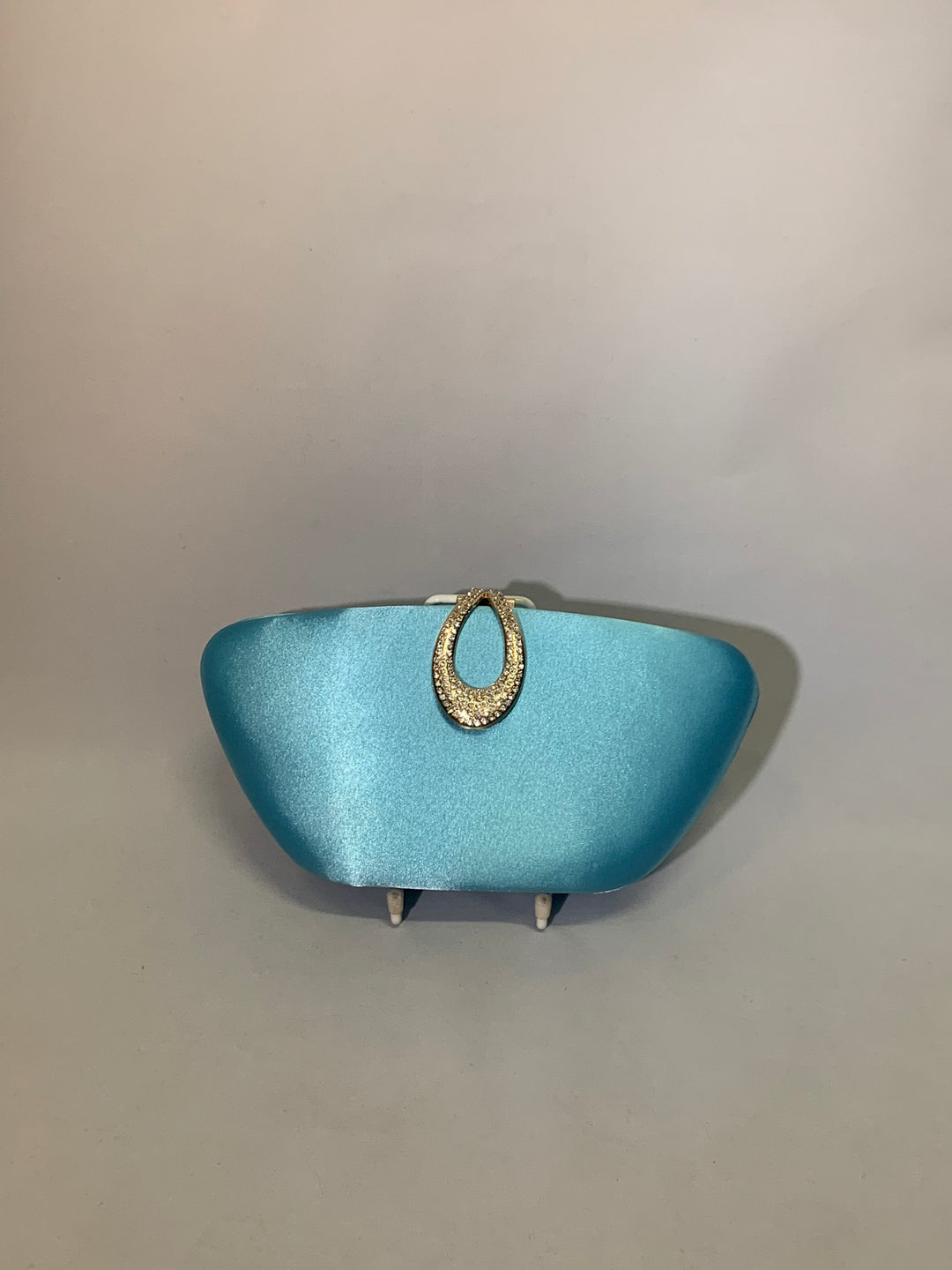 De Cavalier Clutch Satin Light Blue 829