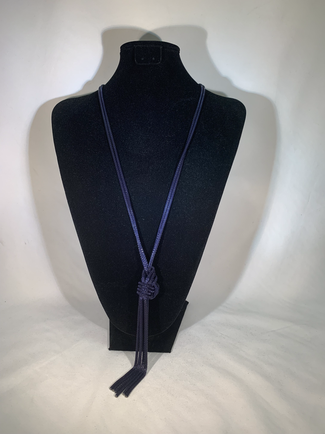 Stellar Rose Navy long necklace 69009