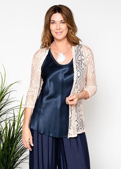 Toya Singlet in Navy