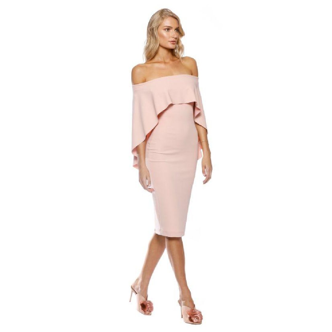 Girl in pink dress