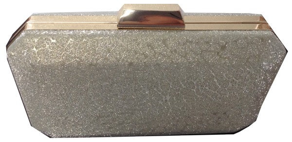 Evening Clutch Glitter in Gold 0018