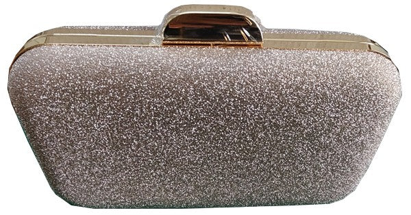 Glitter Evening Clutch in Champagne 0180