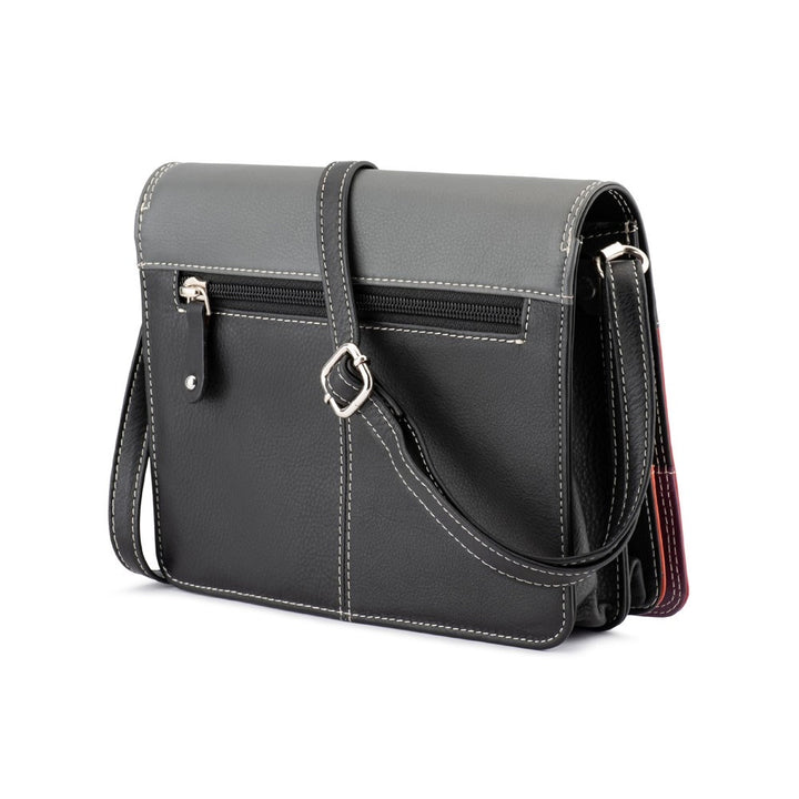 Franco Bonini- Shoulder / Organiser bag Grey Multi 1321