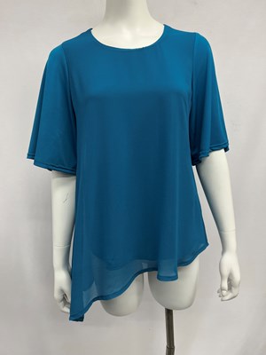 RTM Knit Pant in Teal, pair with Betty Chiffon Top to make a set