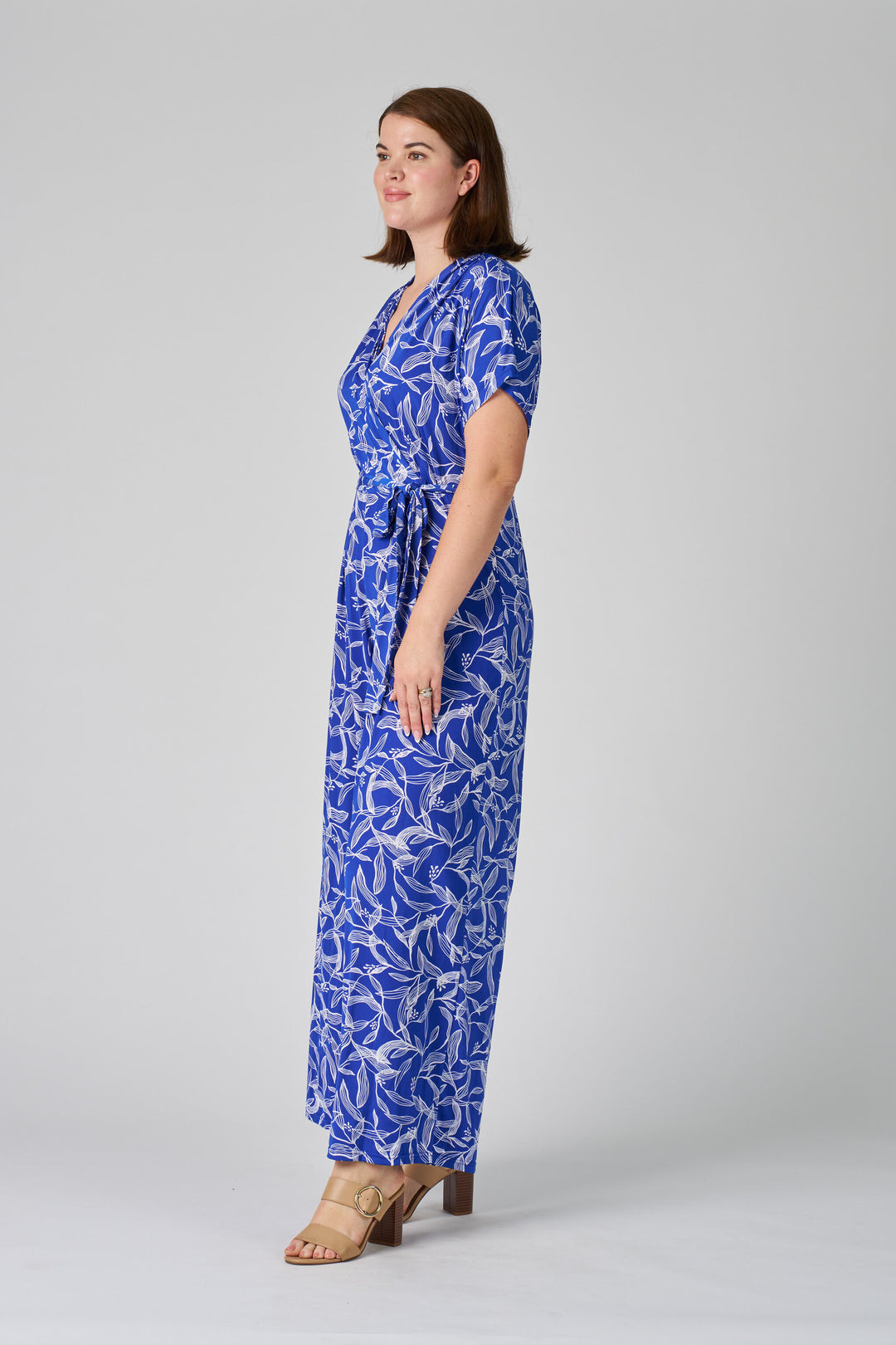 Evie Grace Alice Faux Wrap Jumpsuit