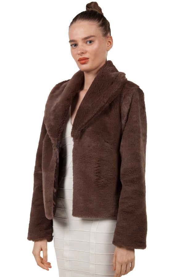 Miss Anne Faux Fur Jacket available in multiple colours