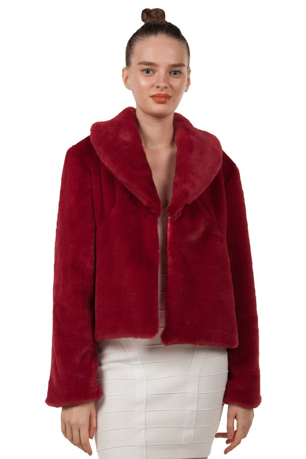 Miss Anne Faux Fur Jacket available in multiple colours
