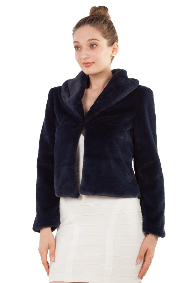 Miss Anne Faux Fur Jacket available in multiple colours