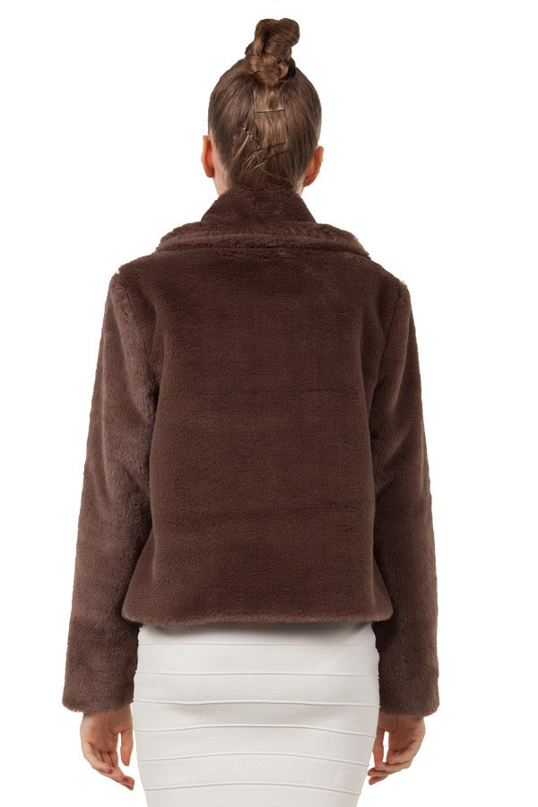 Miss Anne Faux Fur Jacket available in multiple colours