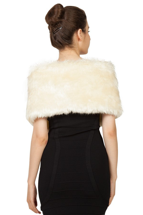 Miss Anne Faux Fur Wrap available in mulitple colours Heavier weight