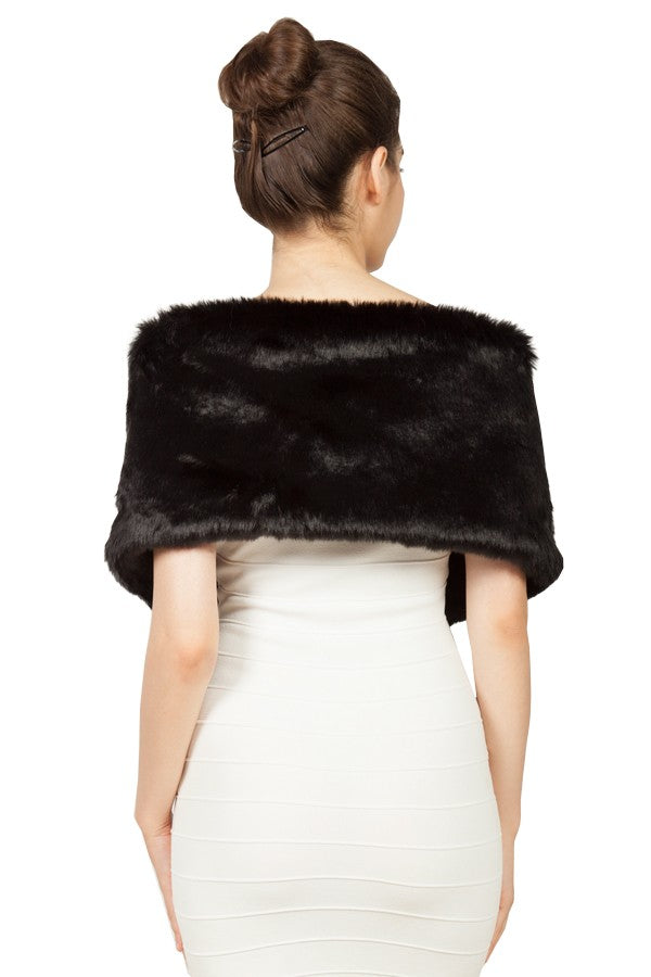 Miss Anne Faux Fur Wrap available in mulitple colours Heavier weight