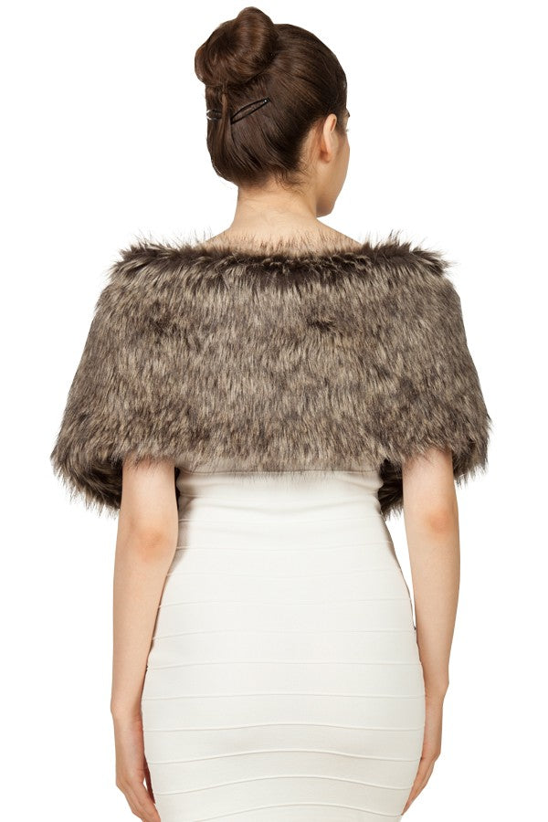 Miss Anne Faux Fur Wrap available in mulitple colours Heavier weight