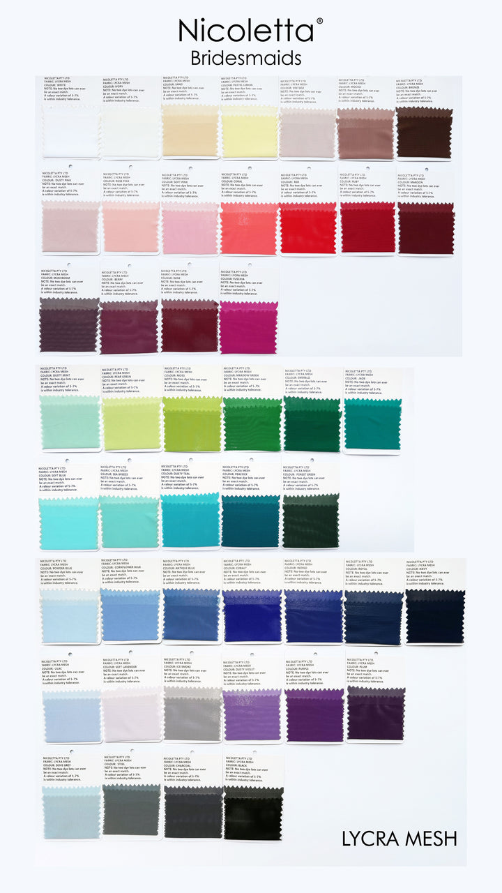 Nicoletta Special Occasion - NBM3036 (Lycra Mesh - Available to order in 44 colours)