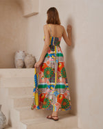 Iris Maxi Mediterranean Party Dress