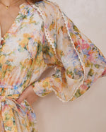 Iris Maxi Floral Water colour Midi