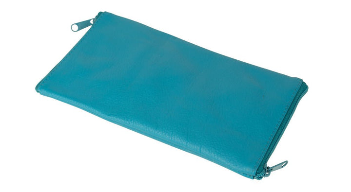 Franco Bonini Double Sided Spectacle Case with Rear Zip 2020 Aqua