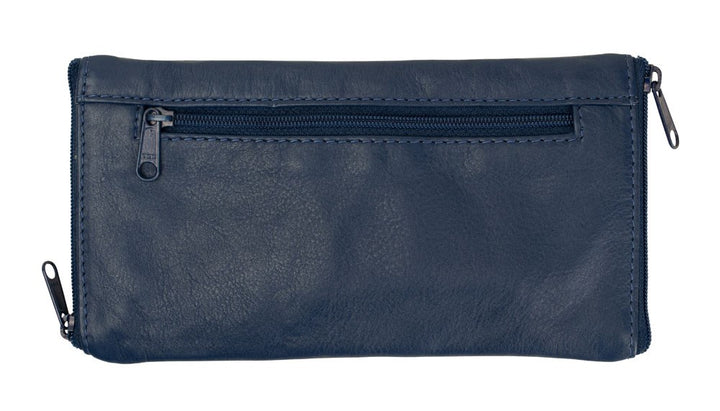 Franco Bonini Double Sided Spectacle Case with Rear Zip 2020 Blue