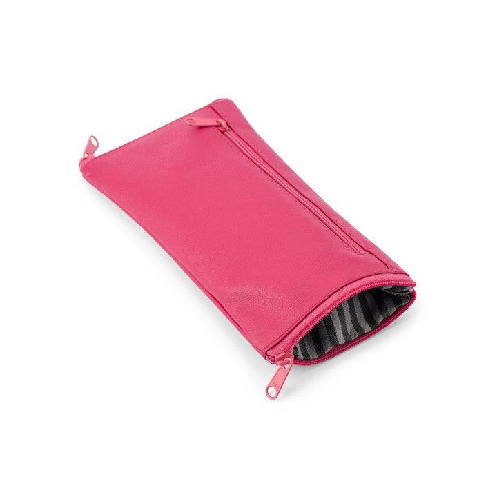 Franco Bonini Double Sided Spectacle Case with Rear Zip 2020 Hot Pink