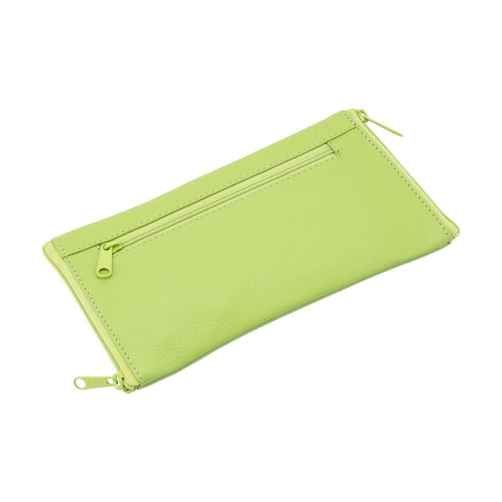 Franco Bonini Double Sided Spectacle Case with Rear Zip 2020 LB Green