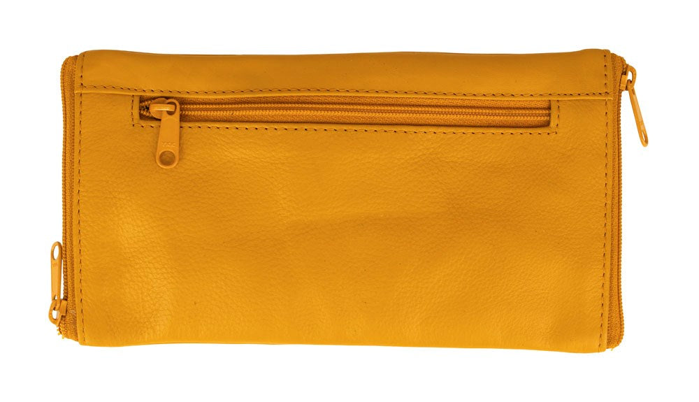 Franco Bonini Double Sided Spectacle Case with Rear Zip 2020 Mango