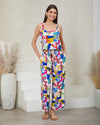 Iris Maxi Abstract Colours Pants