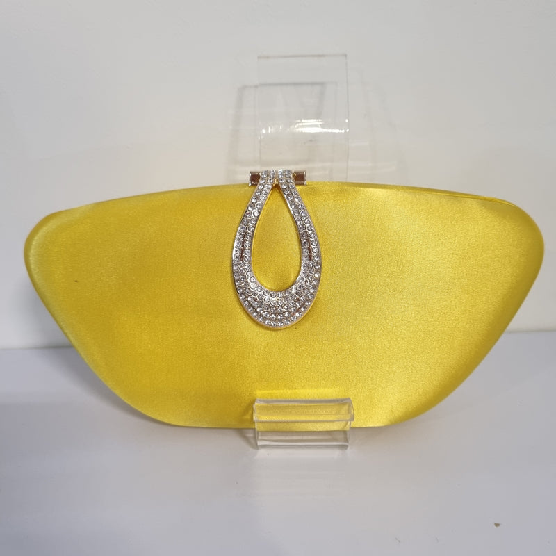 De Cavalier Clutch Satin Yellow 826