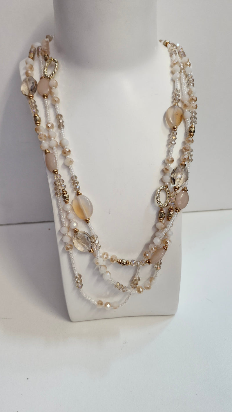 Stellar Rose bead necklace 72064