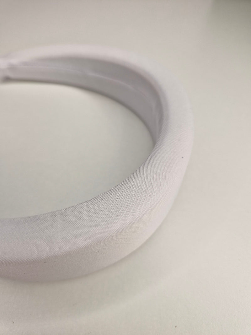 Padded Headband in White