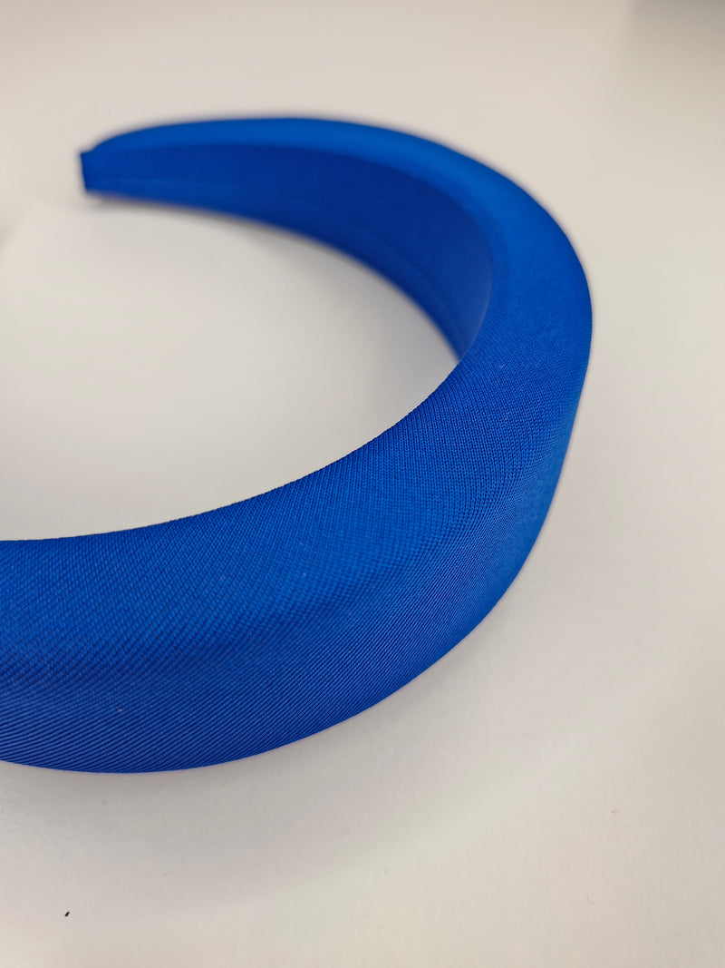 Padded Headband in Cobalt Blue