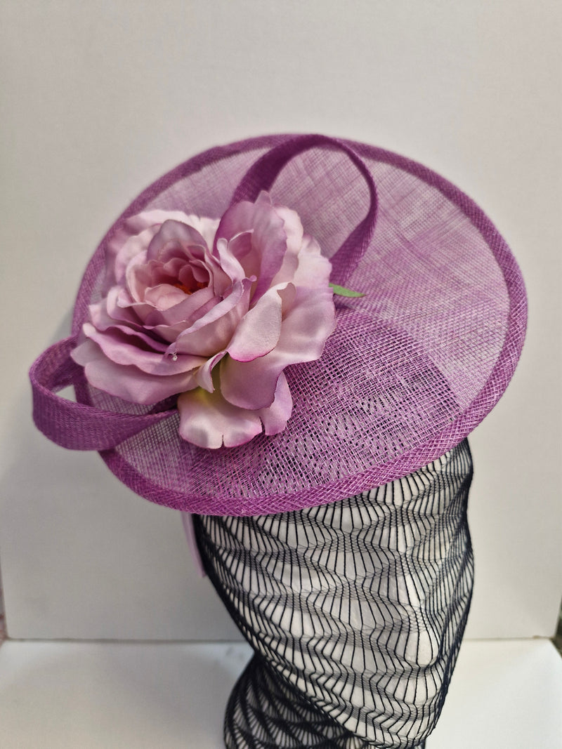 Lilac Large Fascinator on Headband