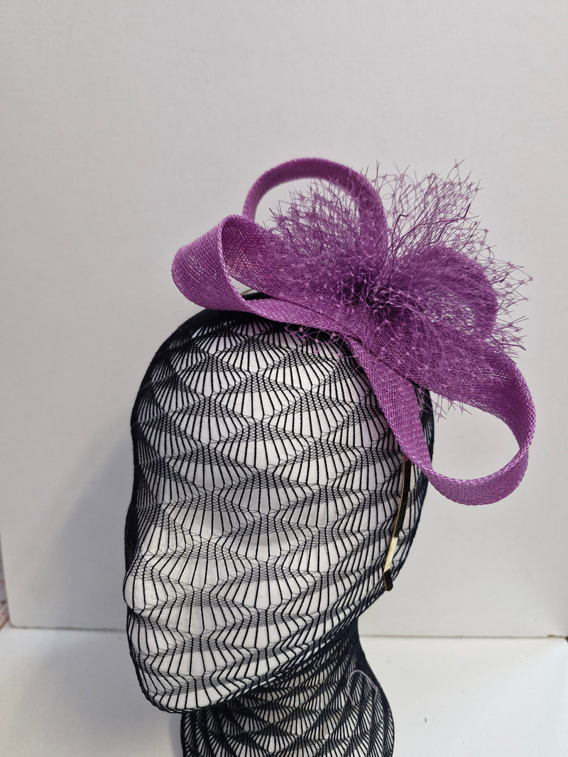 Lilac Loops Fascinator on Headband