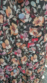 Vivid Chiffon Ness dress in Black Small floral