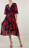 Miss Anne Rose Dress in Navy Floral