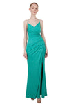 Anissa Glitter Knit Gown in Cobalt, Red or Aqua