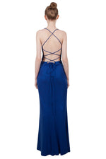 Anissa Glitter Knit Gown in Cobalt, Red or Aqua