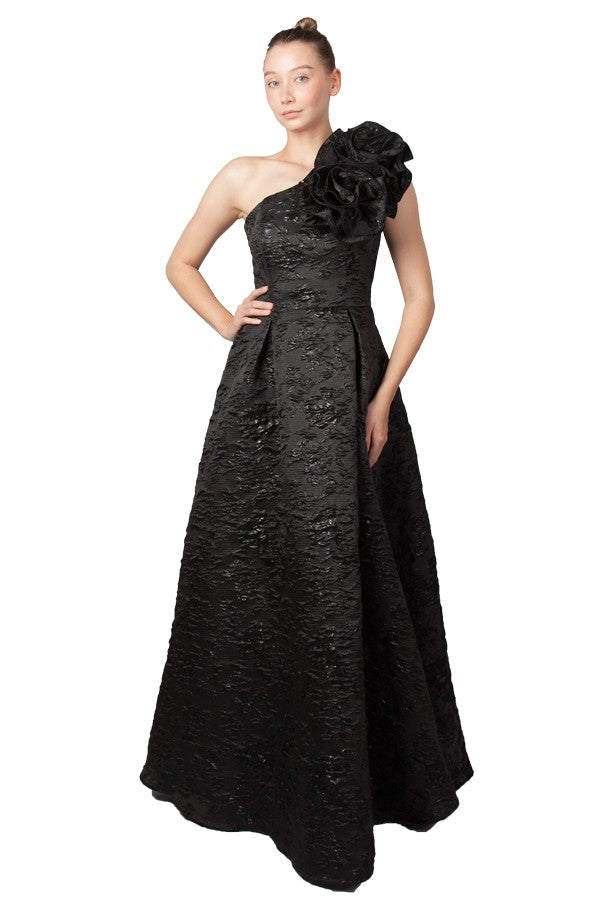 Anissa Kori Gown in Black